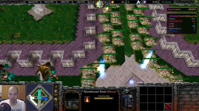 Warcraft 3 | Multiple Missile TD | Vaporisato Tower смотреть онлайн