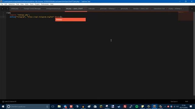 Creare un bot di Telegram con PHP #1 смотреть онлайн