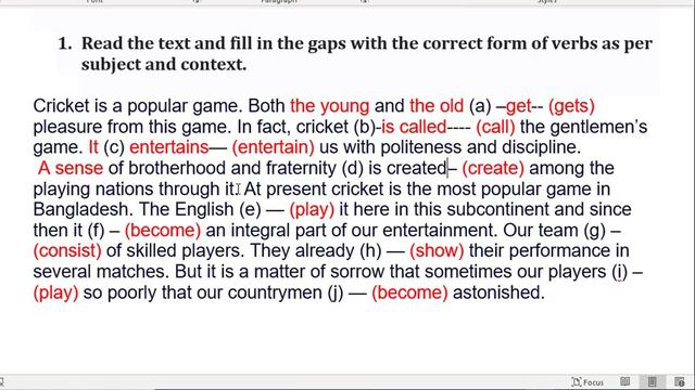 HSC | Right Form of Verbs | Board Question Practice-1 | Dhaka Board-2019 | Part-4 смотреть онлайн