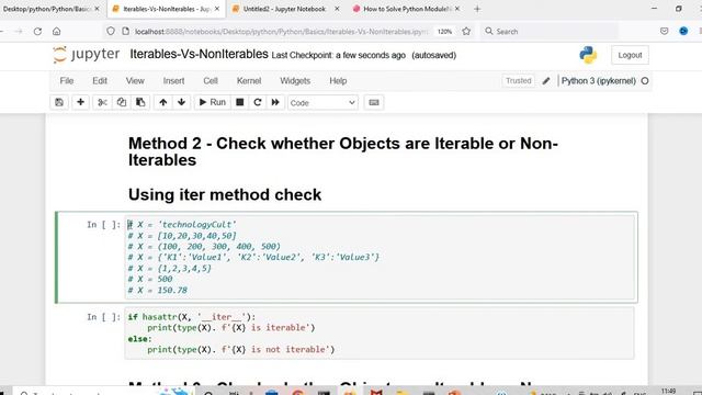 Python 3 Basics # 11.4 : How to check whether an Object is Iterable in Python смотреть онлайн