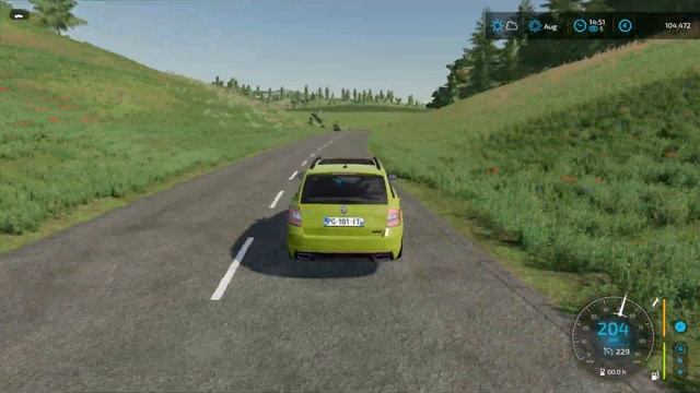 FS22 - Skoda Octavia RS 2017 (O3 FL) - Car Mod For Farming Simulator 2022