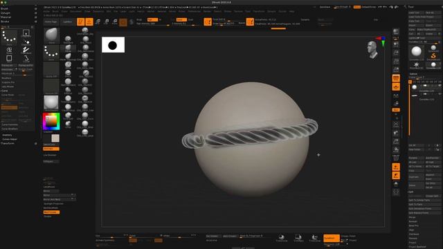 Rope Brush - zBrush Tutorial смотреть онлайн