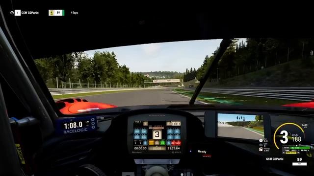 ACC Ferrari 296 GT3 @ Spa 2.16.350 (Xbox 1.9.3.1) смотреть онлайн
