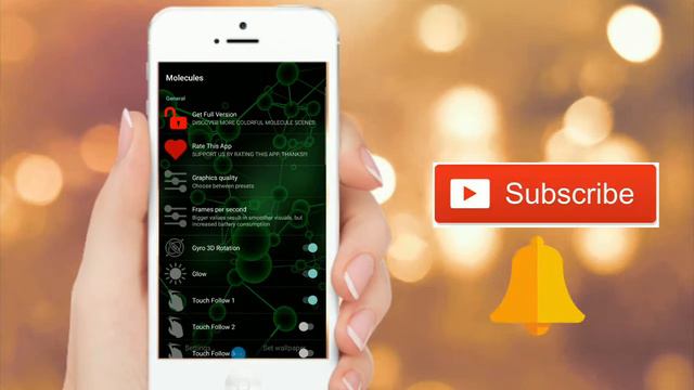 Particle Molecules 3D Live Wallpaper best android app смотреть онлайн