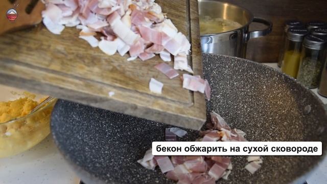 Рецепт настоящей карбонары! Никаких сливок. Вкусная итальянская паста с пармезаном и беконом смотреть онлайн