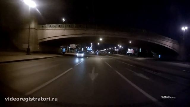 QStar ST9 Double V - Обзор - Пример Видео - Задняя камера - Ночь смотреть онлайн