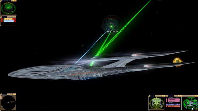 Star Trek Bridge Commander | Enterprise H vs. 2 Borg Spheres смотреть онлайн