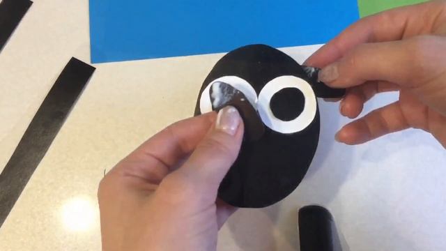 Объемная аппликация. Овечка из бумаги и ваты смотреть онлайн