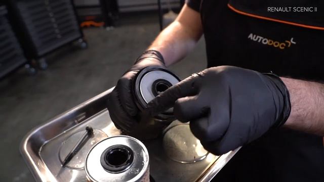 Cоmo cambiar filtro de combustible RENAULT SCENIC 2 (JM) [VÍDEO TUTORIAL DE AUTODOC] смотреть онлайн