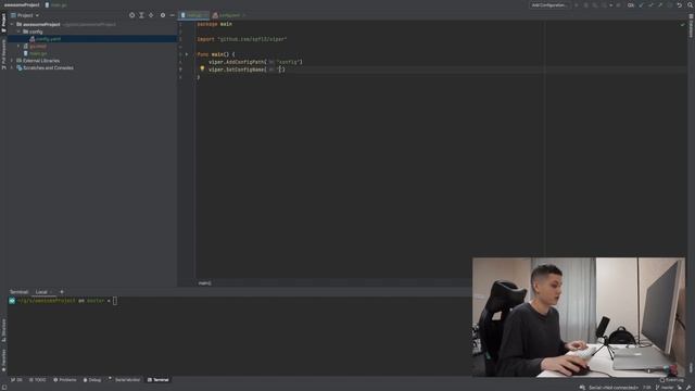Creating a config file with Viper in Golang смотреть онлайн
