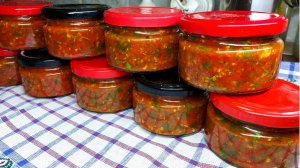 Вкуснейшая Аджика На Зиму из красного болгарского перца ? Самый вкусный и простой рецепт!