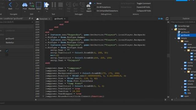 Roblox How To Create Exploit GUI Speed смотреть онлайн