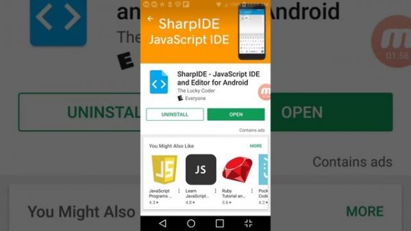 How to program in JavaScript on Android