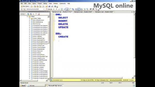 ОБУЧЕНИЕ MYSQL - Видеоурок №1.(ОПЕРАТОРЫ В MYSQL: DML(SELECT,INSERT,DELETE,UPDATE), DDL, DCL