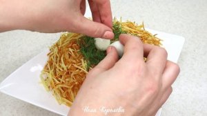 10 СУПЕР СПОСОБОВ Украшения салатов на Праздничный стол. Как красиво украсить салаты