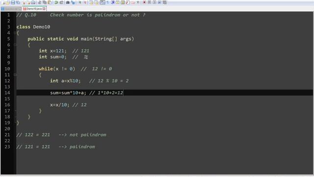 Check Palindrome number Using Java in Hindi Video - 10 смотреть онлайн