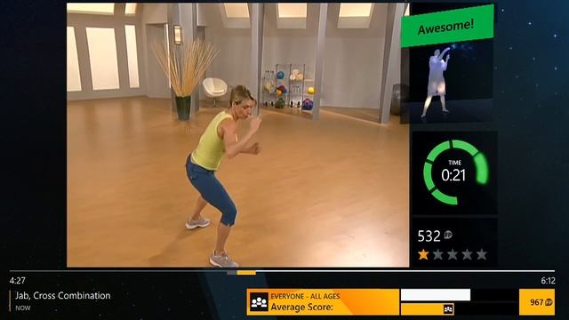 Messing around with XBOX ONE Xbox Fitness! смотреть онлайн