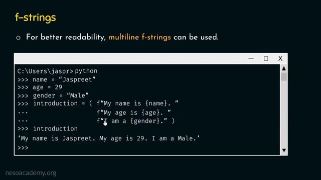 String Formatting in Python (Part 2) смотреть онлайн