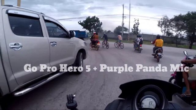 Purple Panda External Mic Wind noise Test. (sj8 pro vs gopro 5) / SJ8PRO / Hero5 смотреть онлайн