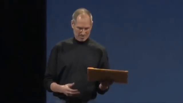 Steve Jobs introduces MacBook Air | 2008 смотреть онлайн