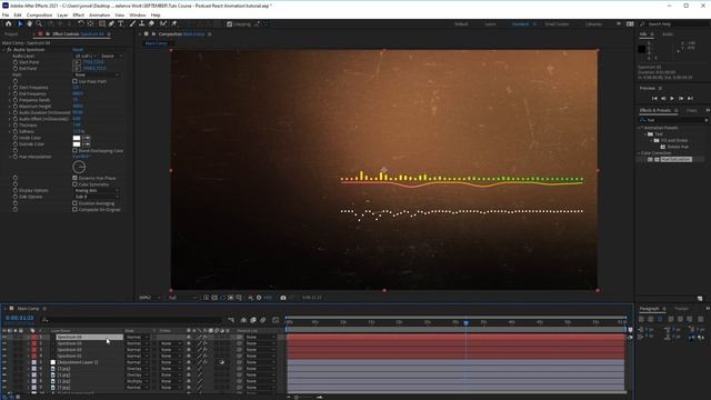 How to Animate a Podcast Audiogram | After Effects Audio React Tutorial Video смотреть онлайн
