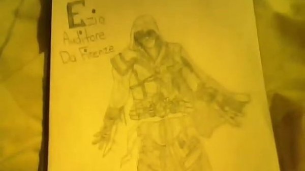 Drawing of Ezio Auditore Da Firenze