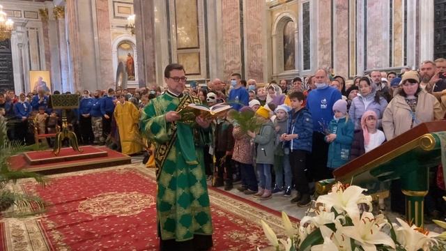 Прокимен, Апостол, Аллилуйя в неделю Ваий, Вход Господень в Иерусалим смотреть онлайн
