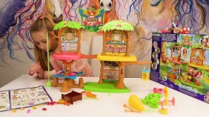 Энчантималс - Кафе на дереве , куклы и их питомцы.  #РАСПАКОВКА #ENCHANTIMALS #Куклы #Питомцы #Игры