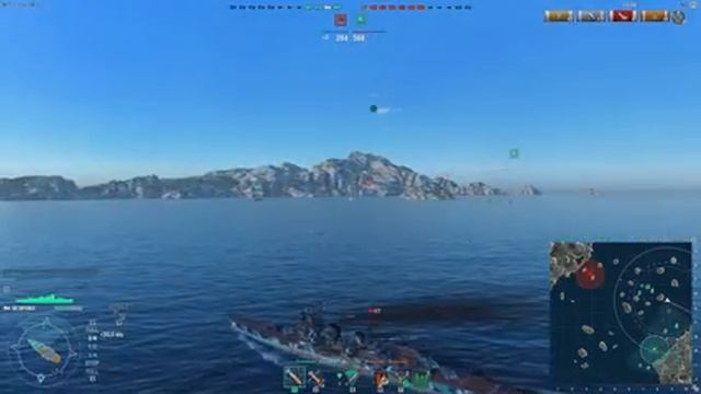 500 more top xp than top player on the enemy team... on a loss - World of Warships смотреть онлайн
