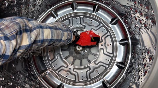 How To Remove Tub From LG Top-Load Washer For DEEP Cleaning WT7300CW смотреть онлайн