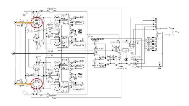 Ламповый усилитель своими руками. Двухтактный усилитель на 6П3С. Схема. смотреть онлайн