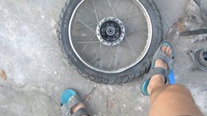 Мопед Альфа | ЗАДНИЕ КОЛЕСО МОПЕД | ЗАМЕНА ПОКРЫШКИ НА МОПЕДЕ | Альфа демпферные резинки