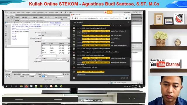 ini caranya pakai wizard input data php dreamweaver #Sesi12 Kuliah Online Sekolah komputer semarang смотреть онлайн