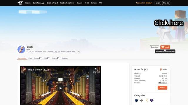 How To Download Create Mod in Minecraft! 2023 смотреть онлайн
