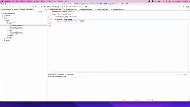 Java Access Modifiers Part 5.1 смотреть онлайн