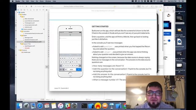 Hello Swift: Lesson16. Мозги Бота 2 или большой адронный коллайдер смотреть онлайн