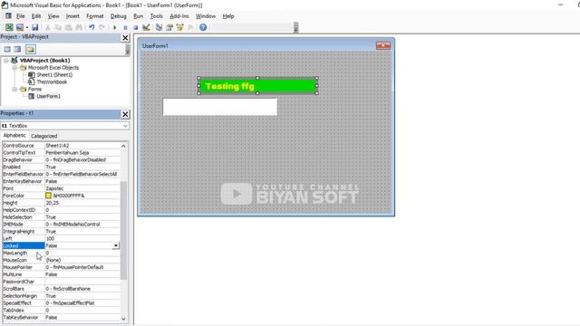 Textbox Properties Yang Sering Digunakan di VBA Excel смотреть онлайн
