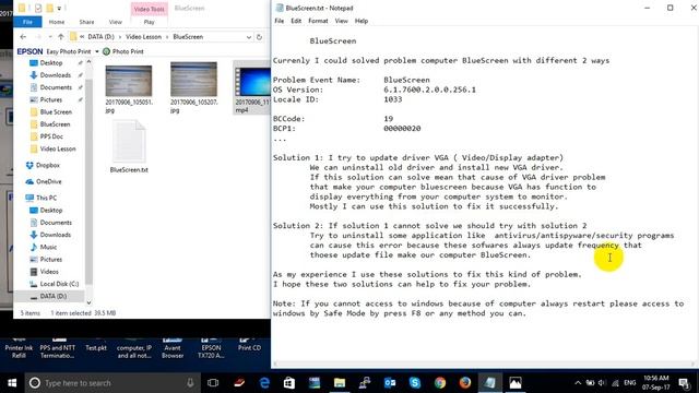 Problem Event Name: BlueScreen Locale ID: 1033 (Solved) смотреть онлайн