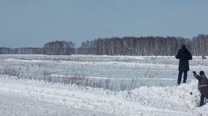 Скачки на лошадях. Конно спортивные соревнования. Русская зима.
