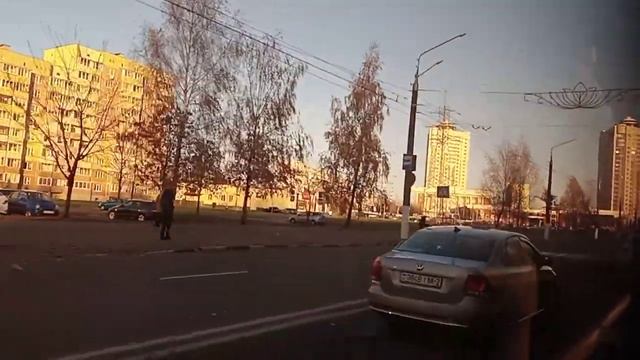 Поездка по маршруту автобуса 38 Ул.Генерала Ивановского-Бровки-Вокзал-Билево3 смотреть онлайн