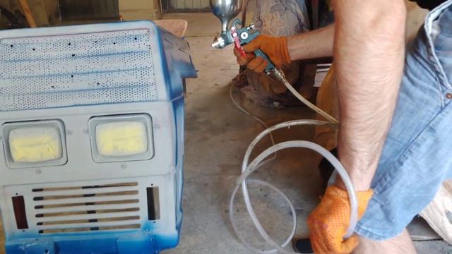 Покраска трактора за 7 мин. ПФ 115 + лак = ЧУДЕСА смотреть онлайн