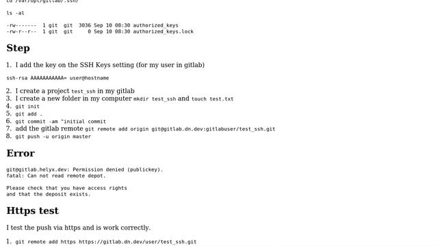 Permission denied (publickey) in gitlab self hosted server смотреть онлайн