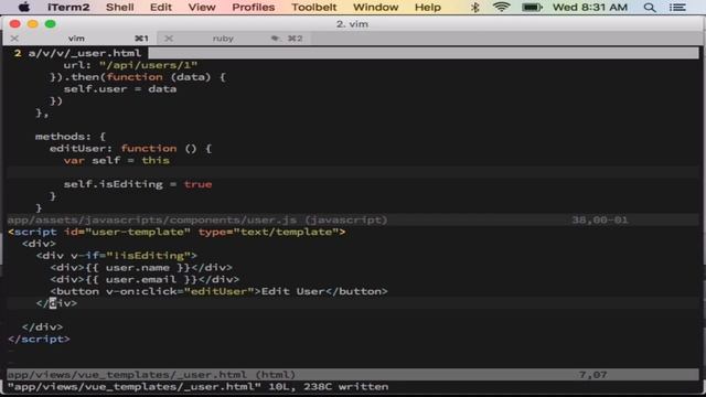 Vue Rails Ajax Form смотреть онлайн