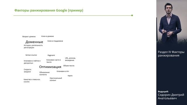 Факторы ранжирования поисковых систем. Что общего у Яндекс и Google. Lecture 6