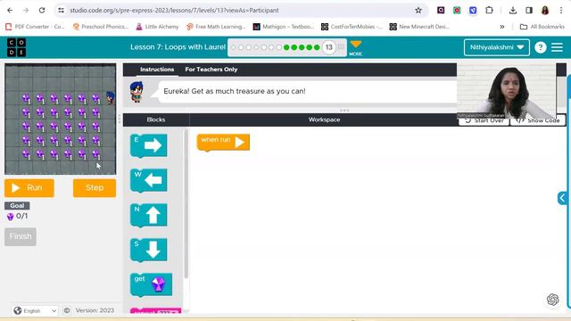 Lesson #7 Coding - code.org смотреть онлайн