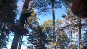 Открытие сезона. Посещение Лесной сказки ( лесной экстрим) парке Гагарина.