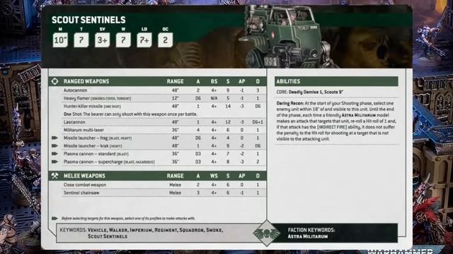 The NEW Scout Sentinel is S-TIER! | 10th Edition | Astra Militarum Tactics смотреть онлайн