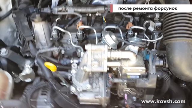 Перебои в работе двигателя по вине форсунок, Toyota Yaris III 1.4d, 1NDTV смотреть онлайн