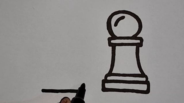 How to draw chess coin | Как нарисовать шахматную монету | DFK Jes ART смотреть онлайн