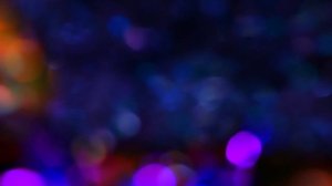 Футаж Боке разноцветный 3